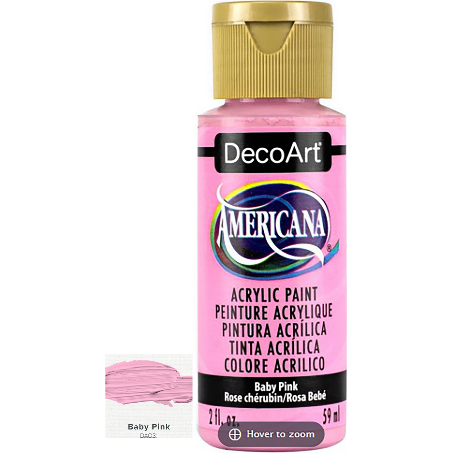 DecoArt Americana Acrylic Paints 59ml 2oz Bottles Colours A to E