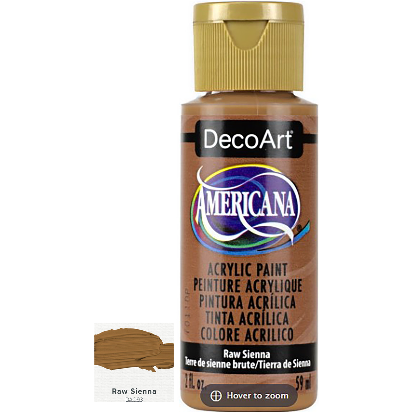 DecoArt Americana Acrylic Paints 59ml 2oz Bottles Colours R to Z