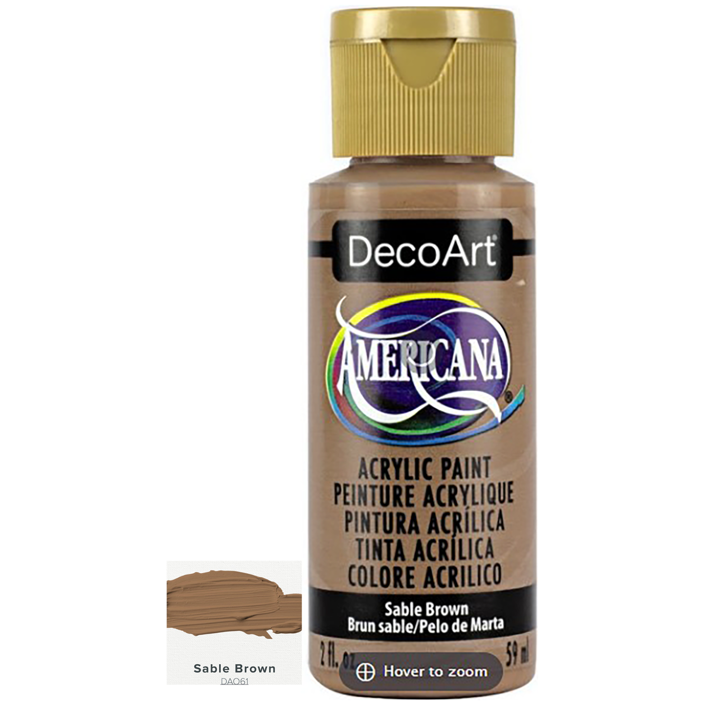 DecoArt Americana Acrylic Paints 59ml 2oz Bottles Colours R to Z