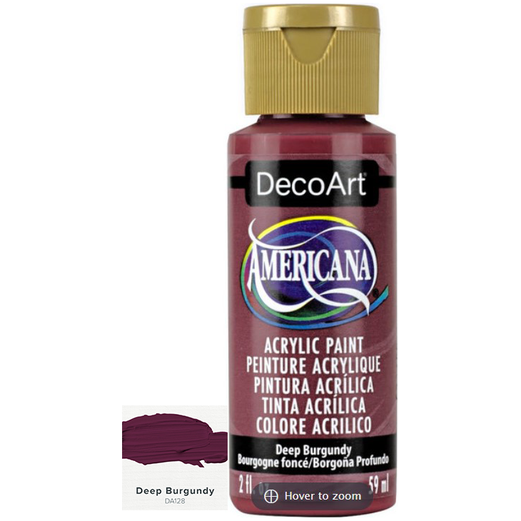 DecoArt Americana Acrylic Paints 59ml 2oz Bottles Colours A to E