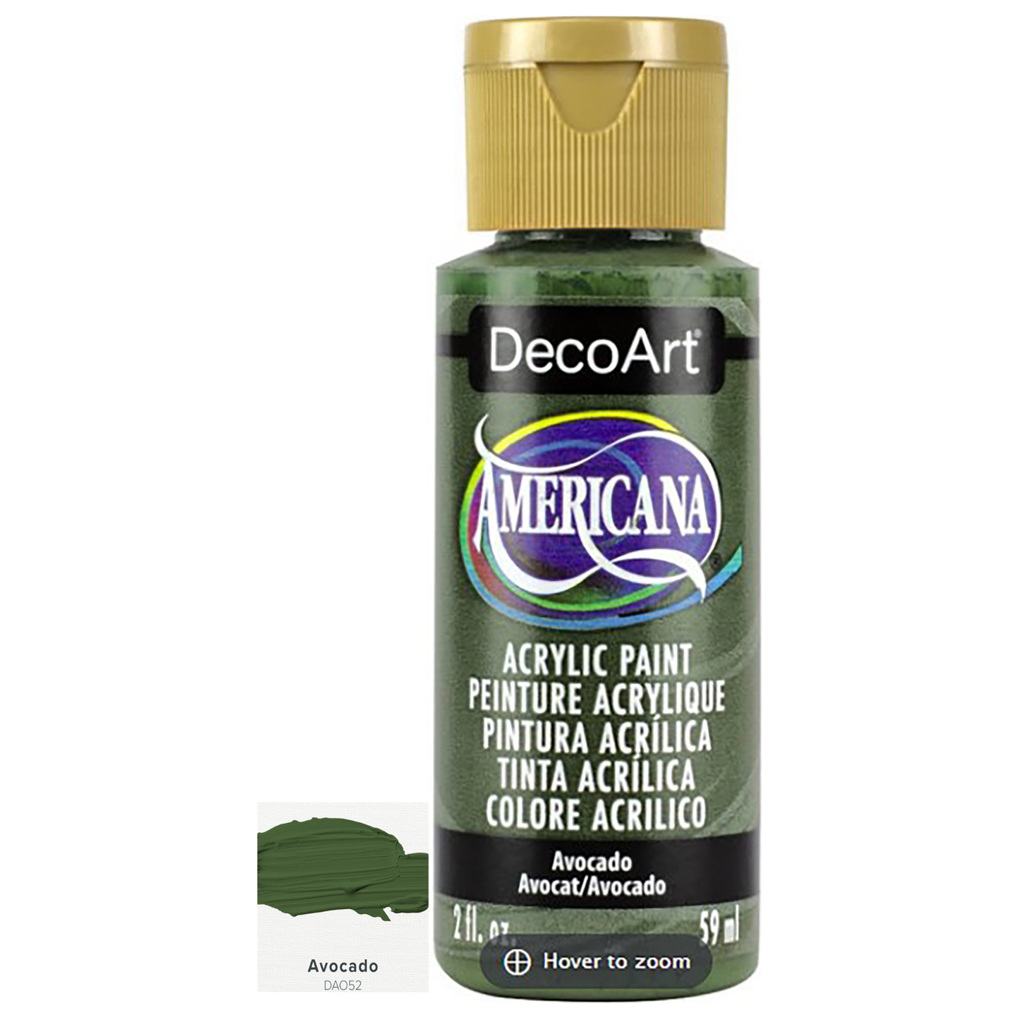 DecoArt Americana Acrylic Paints 59ml 2oz Bottles Colours A to E