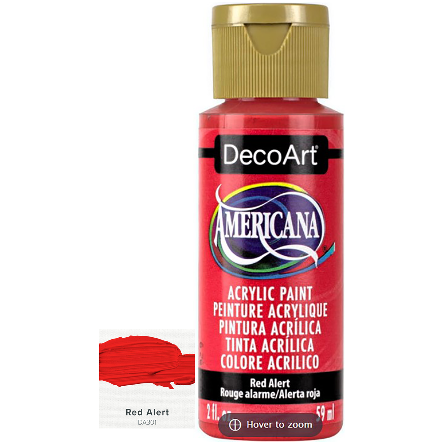 DecoArt Americana Acrylic Paints 59ml 2oz Bottles Colours R to Z