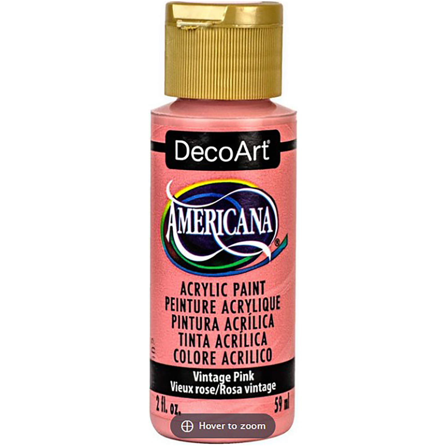 DecoArt Americana Acrylic Paints 59ml 2oz Bottles Colours R to Z