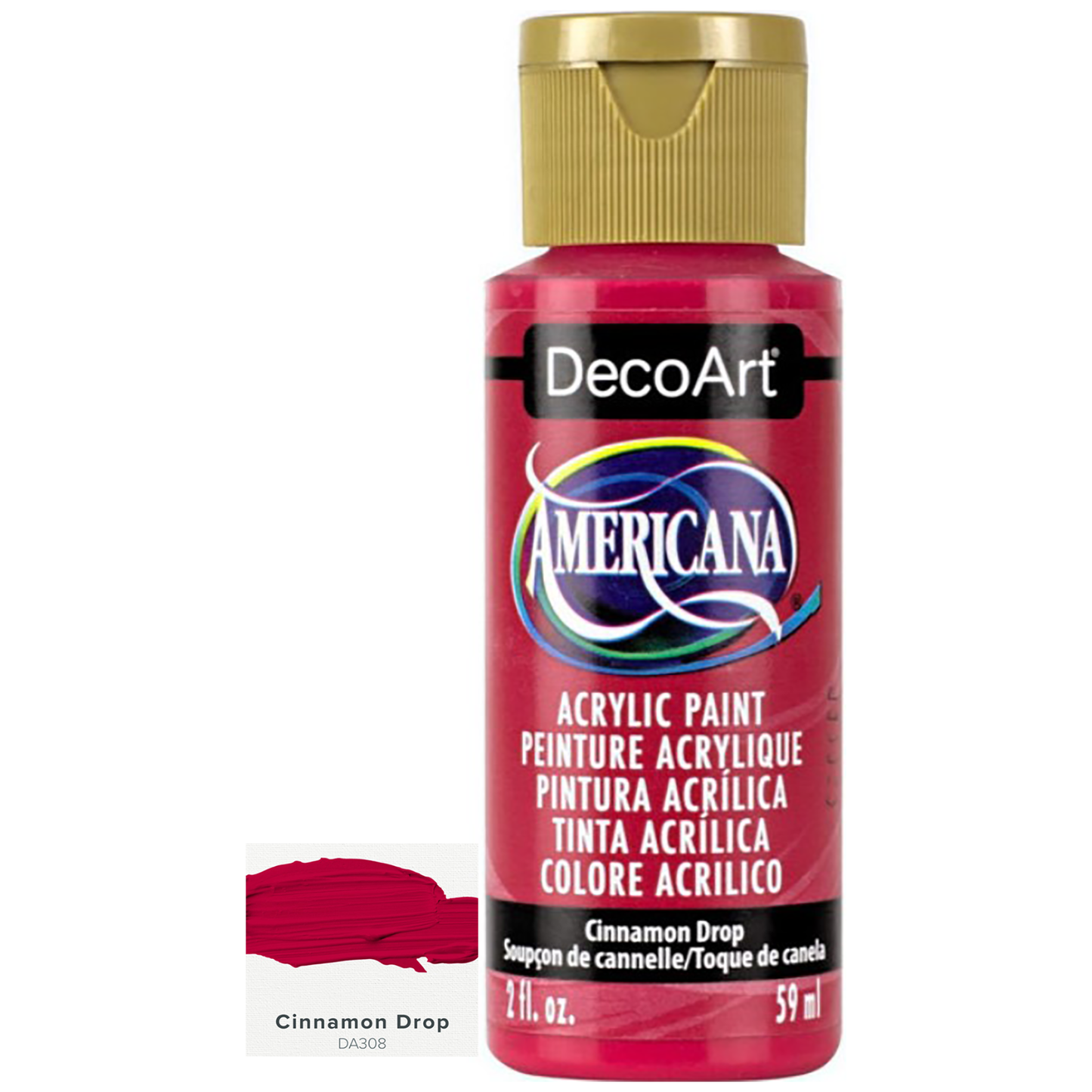 DecoArt Americana Acrylic Paints 59ml 2oz Bottles Colours A to E