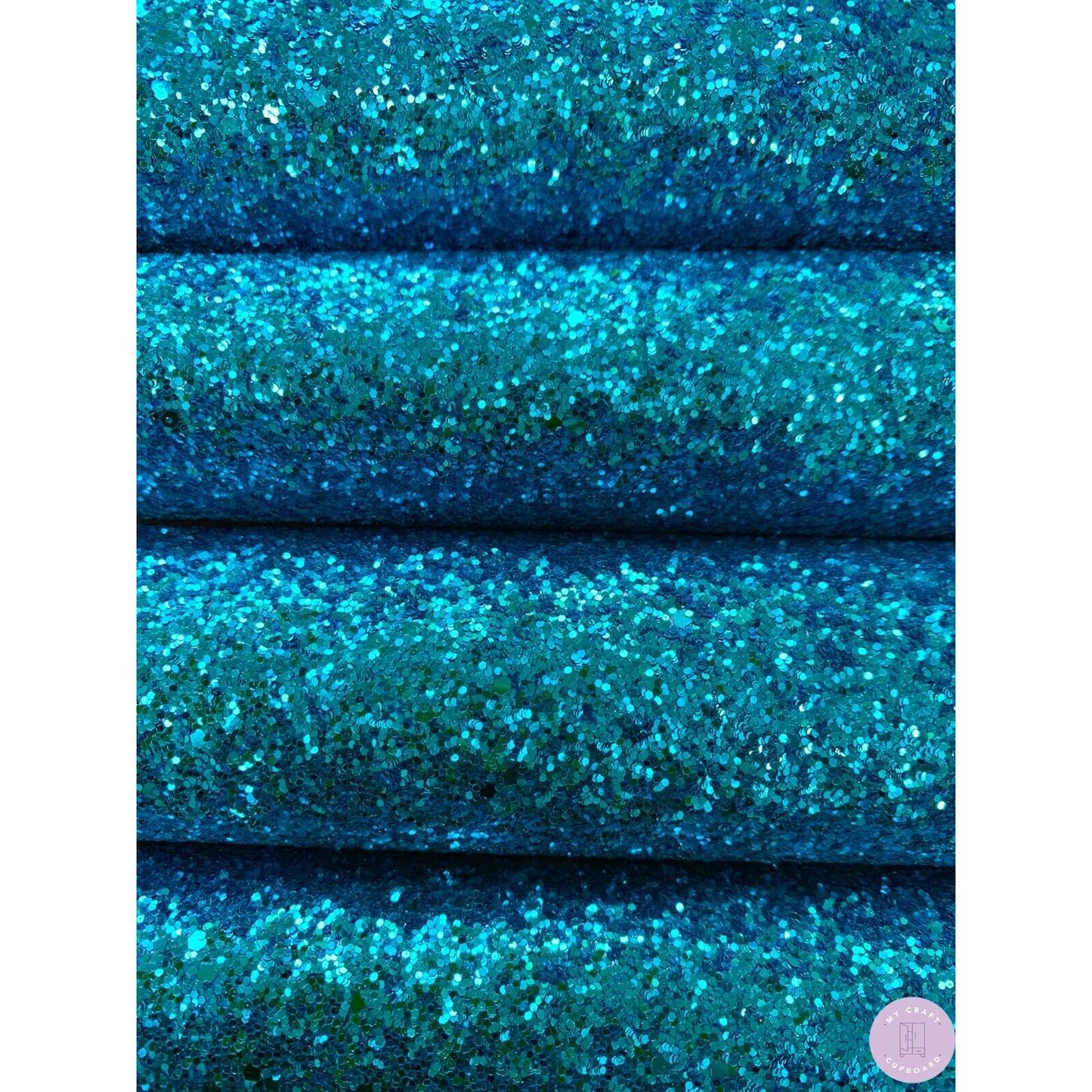 Chunky Glitter Glamour Sparkly Fabric A4 Sheet for Crafts Hair Bows 12 Colours