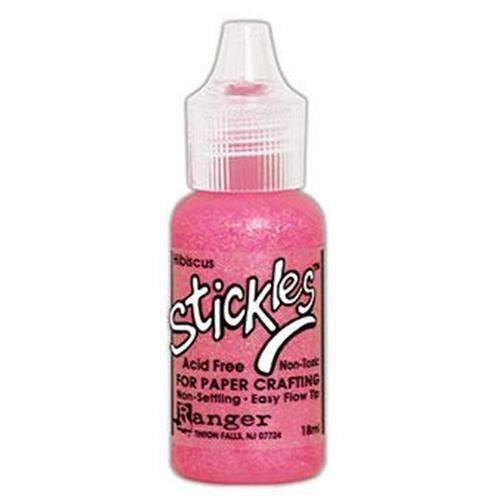 Ranger Stickles Glitter Glue 0.5floz 18ml 51 Colours Easy Flow Tip Craft Glitter