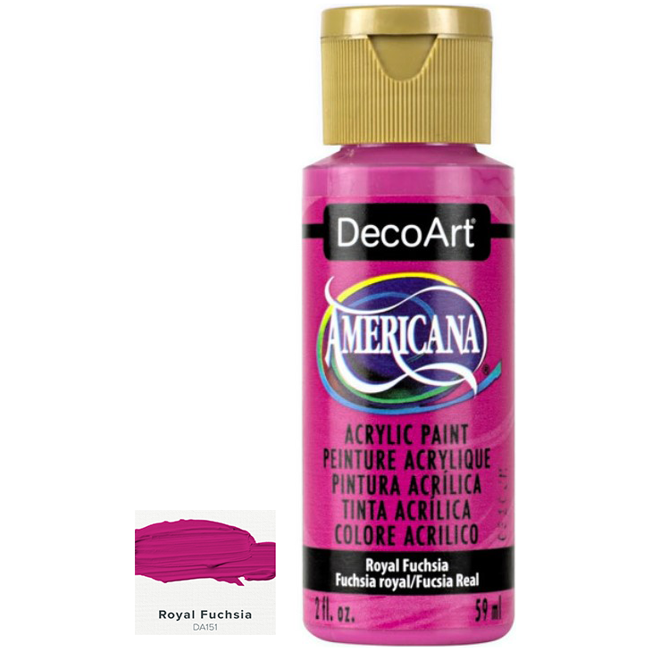 DecoArt Americana Acrylic Paints 59ml 2oz Bottles Colours R to Z