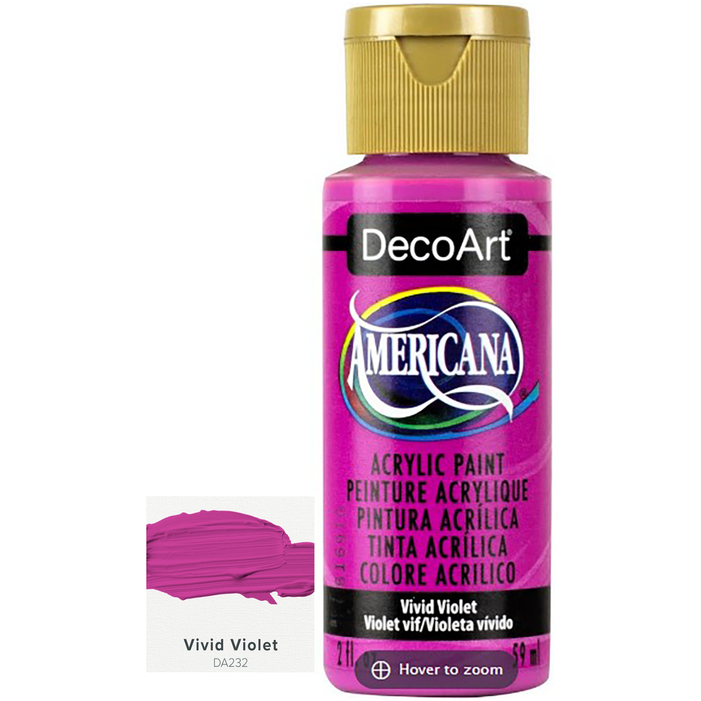 DecoArt Americana Acrylic Paints 59ml 2oz Bottles Colours R to Z