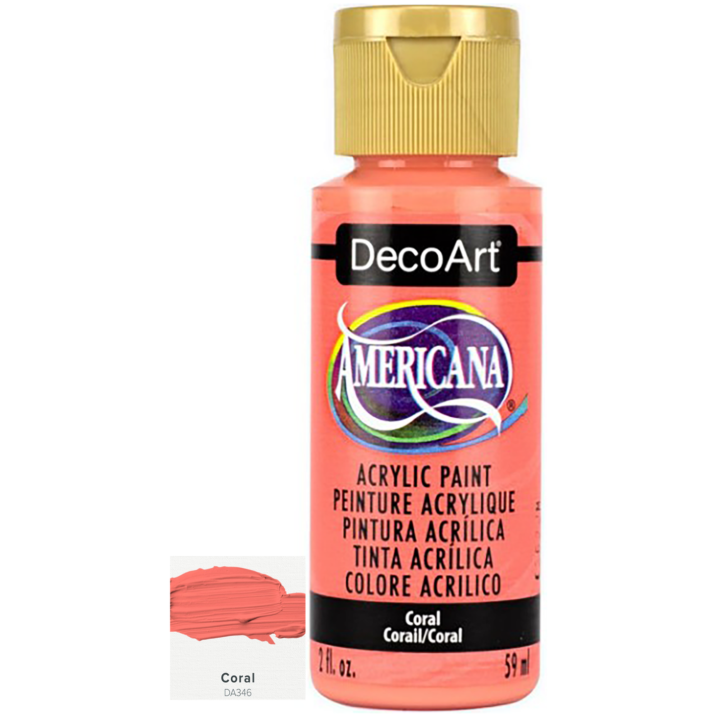 DecoArt Americana Acrylic Paints 59ml 2oz Bottles Colours A to E