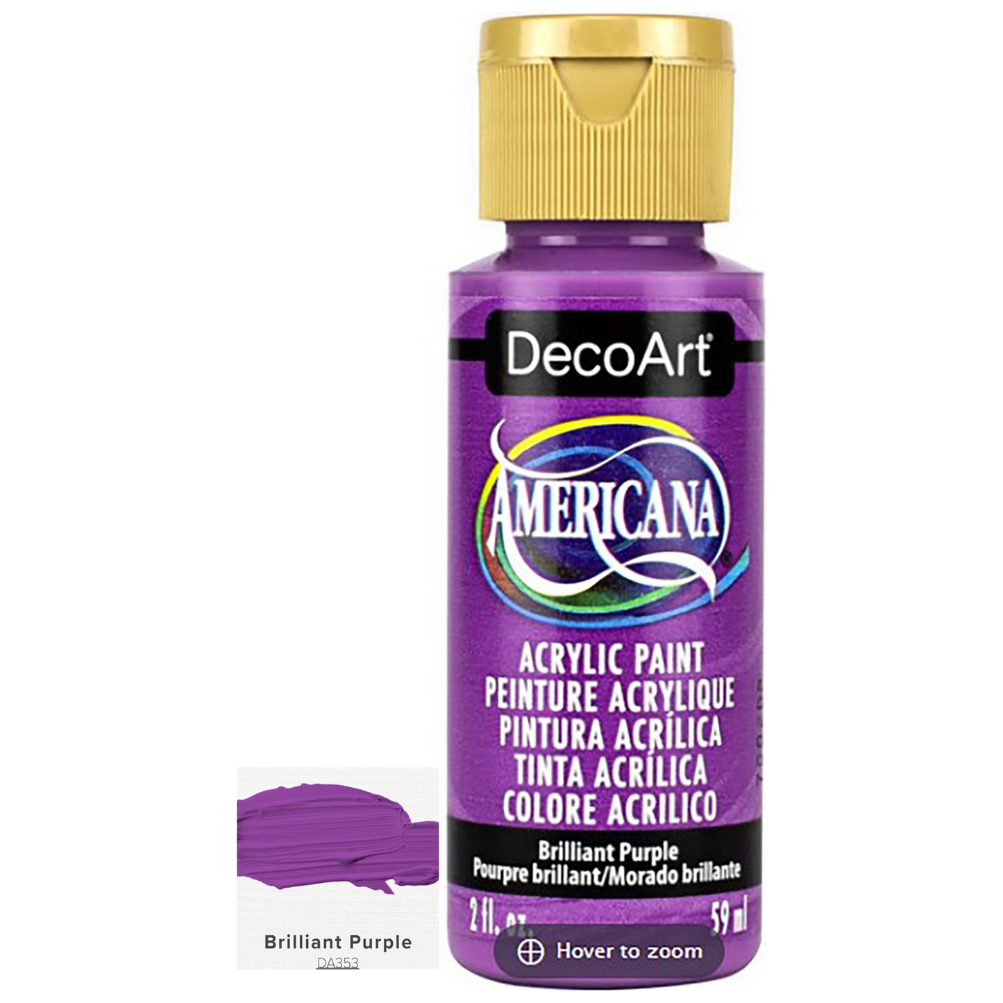 DecoArt Americana Acrylic Paints 59ml 2oz Bottles Colours A to E