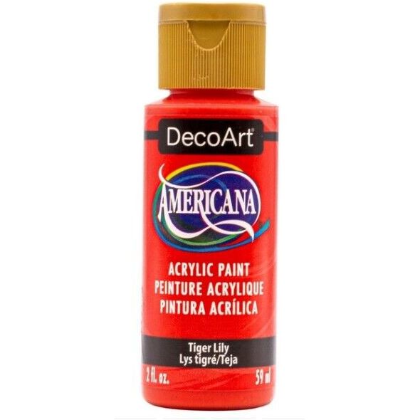 DecoArt Americana Acrylic Paints 59ml 2oz Bottles Colours R to Z