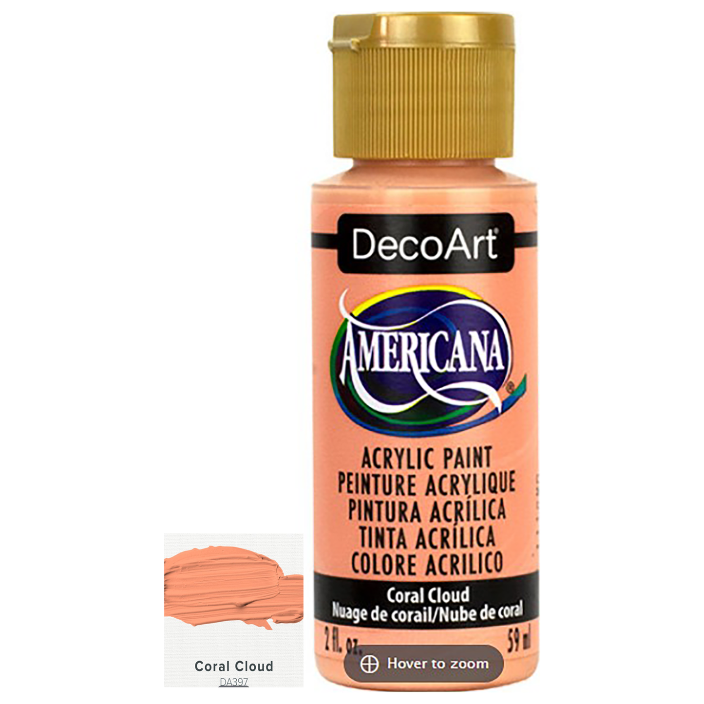 DecoArt Americana Acrylic Paints 59ml 2oz Bottles Colours A to E