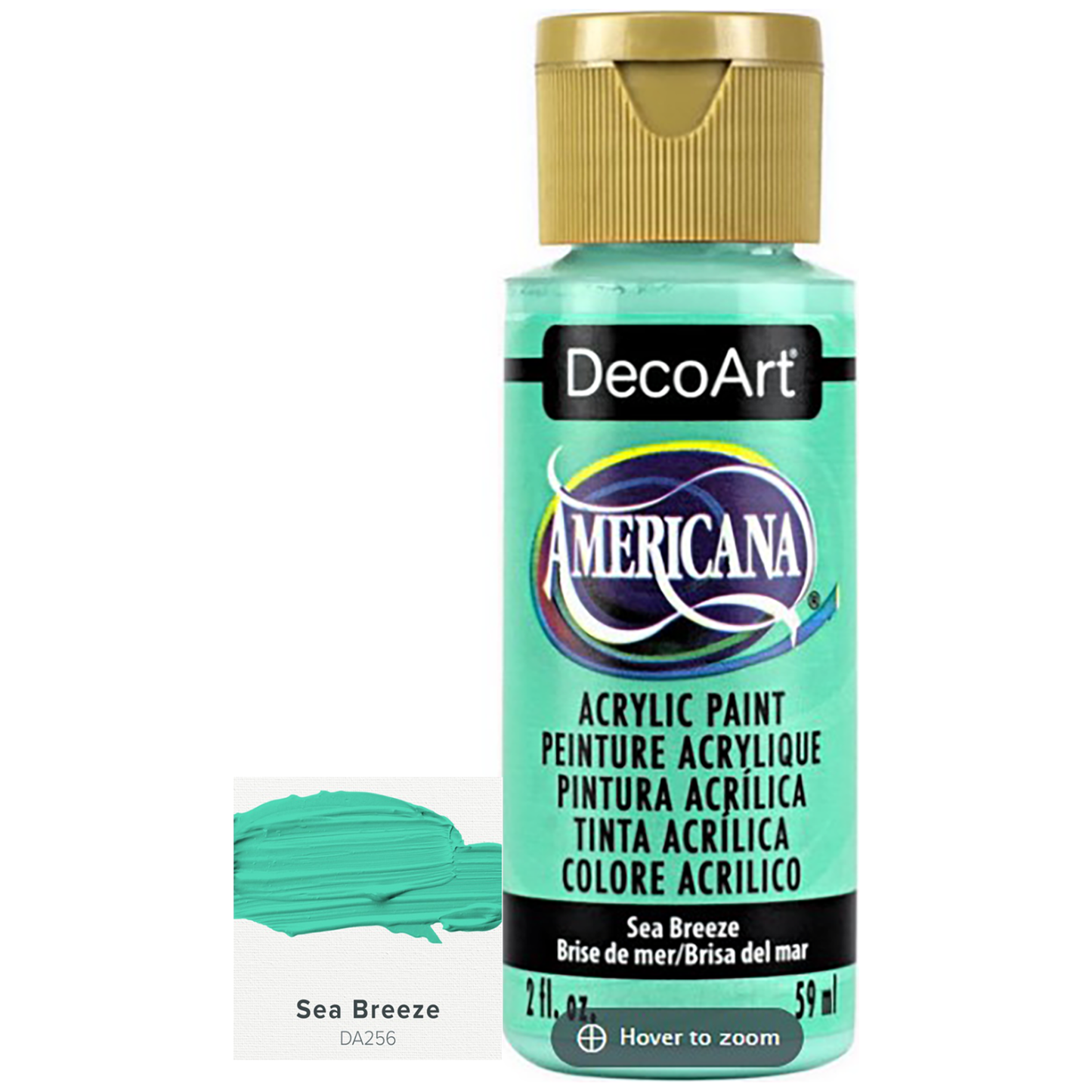 DecoArt Americana Acrylic Paints 59ml 2oz Bottles Colours R to Z