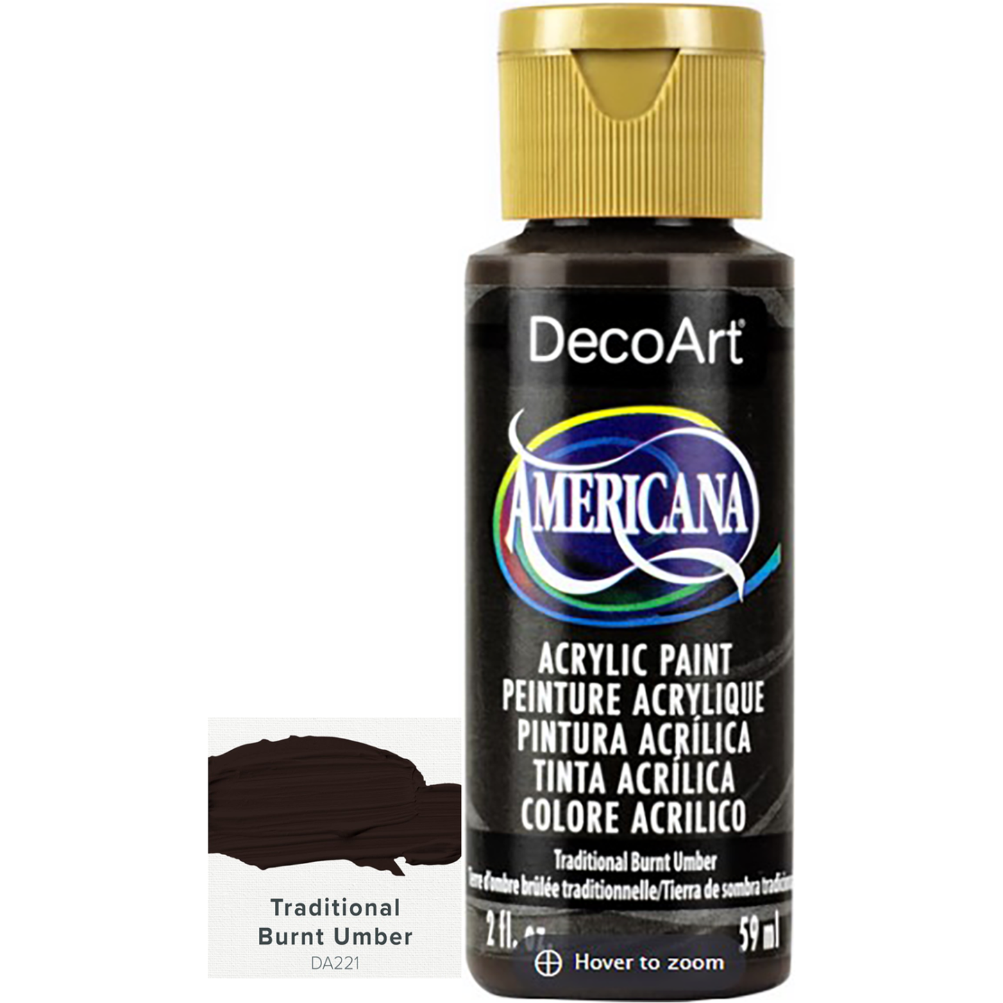 DecoArt Americana Acrylic Paints 59ml 2oz Bottles Colours R to Z