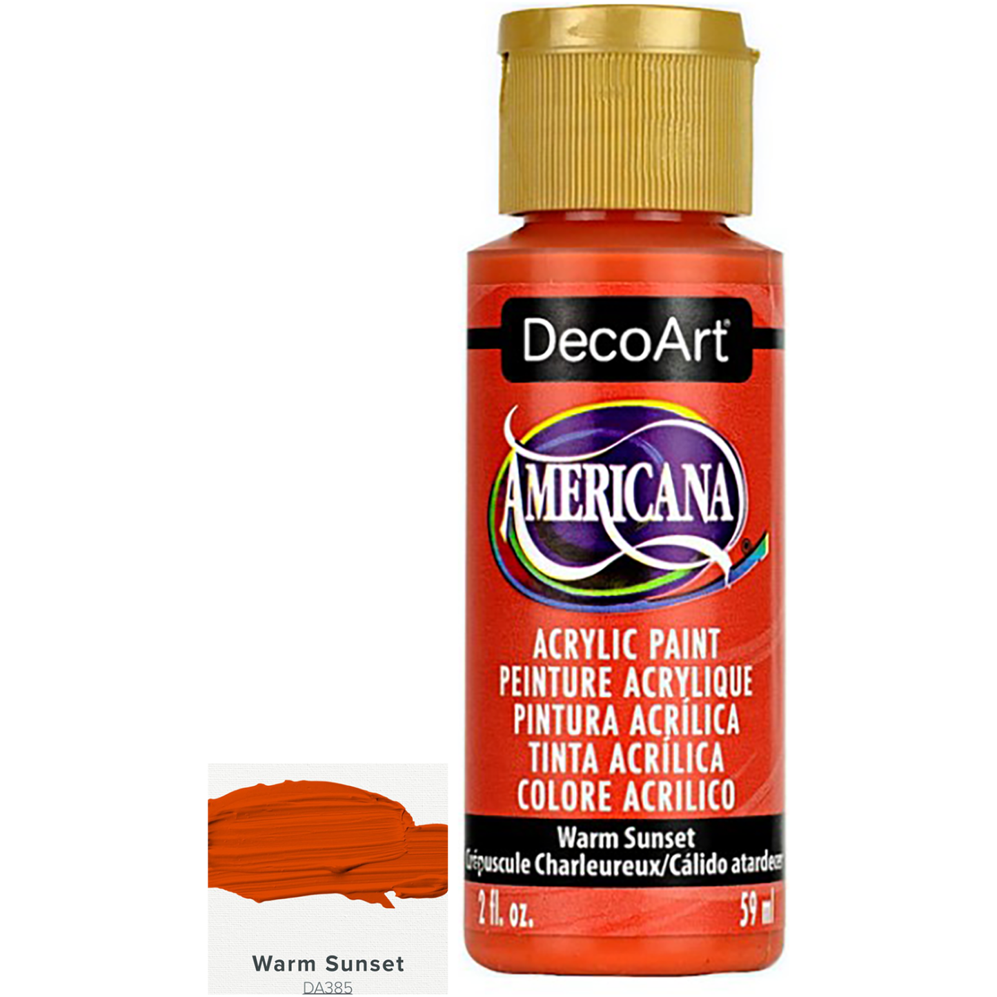 DecoArt Americana Acrylic Paints 59ml 2oz Bottles Colours R to Z