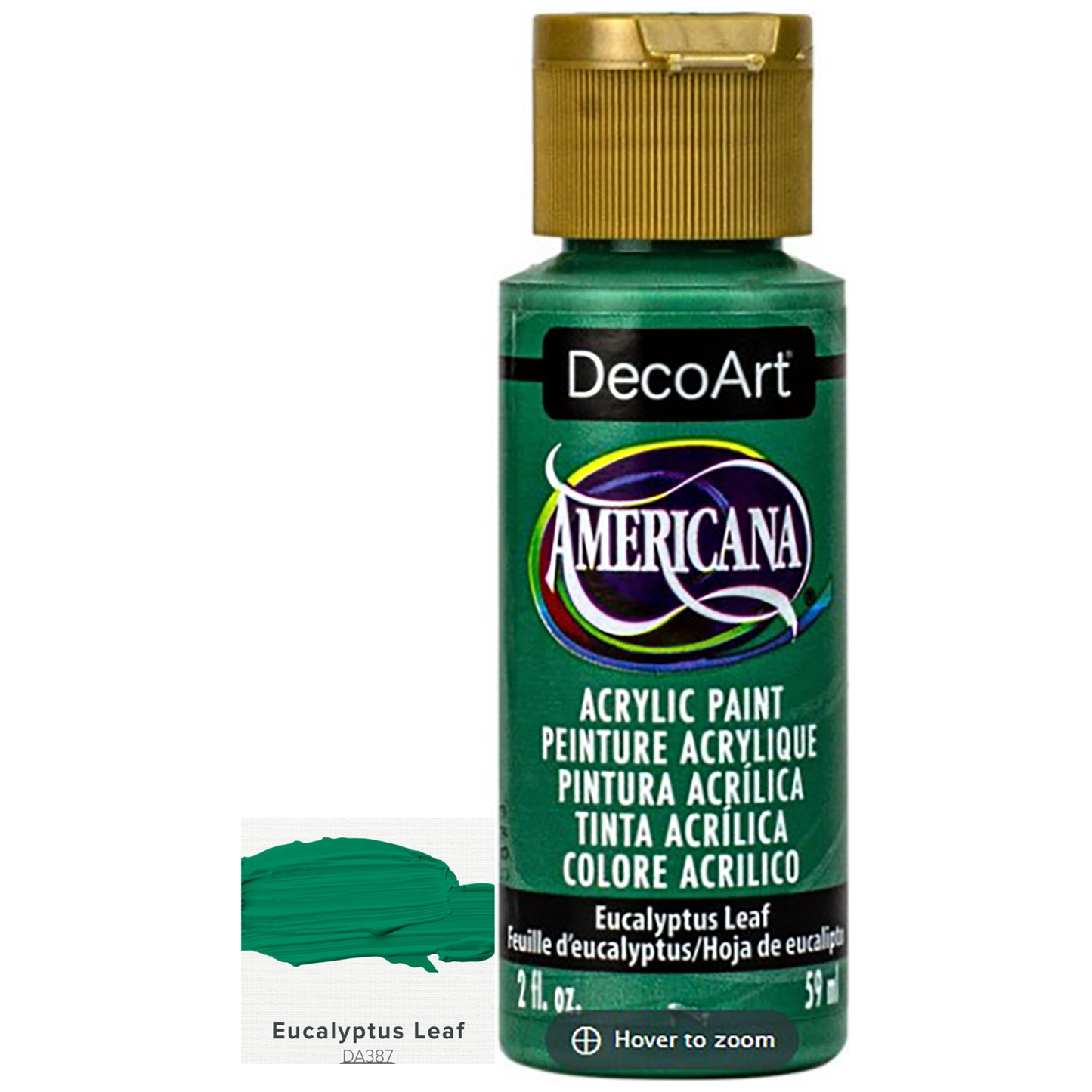 DecoArt Americana Acrylic Paints 59ml 2oz Bottles Colours A to E