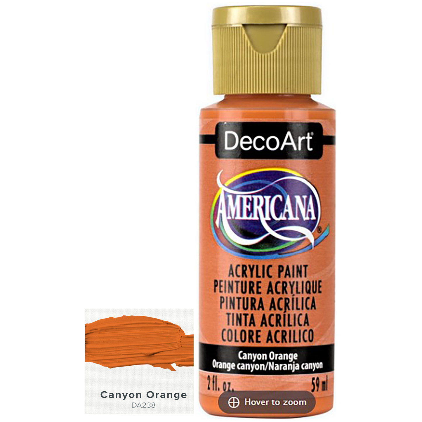 DecoArt Americana Acrylic Paints 59ml 2oz Bottles Colours A to E