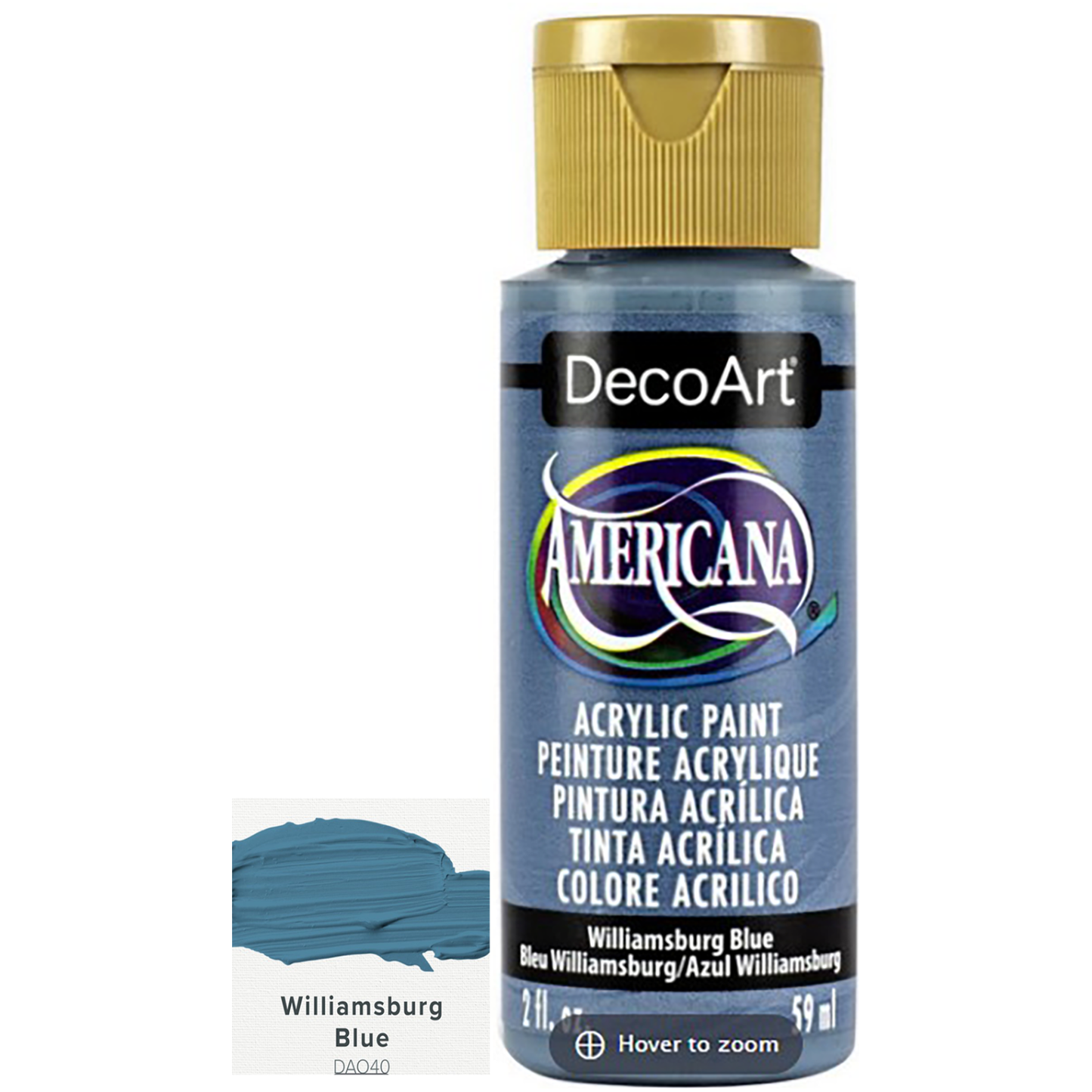 DecoArt Americana Acrylic Paints 59ml 2oz Bottles Colours R to Z