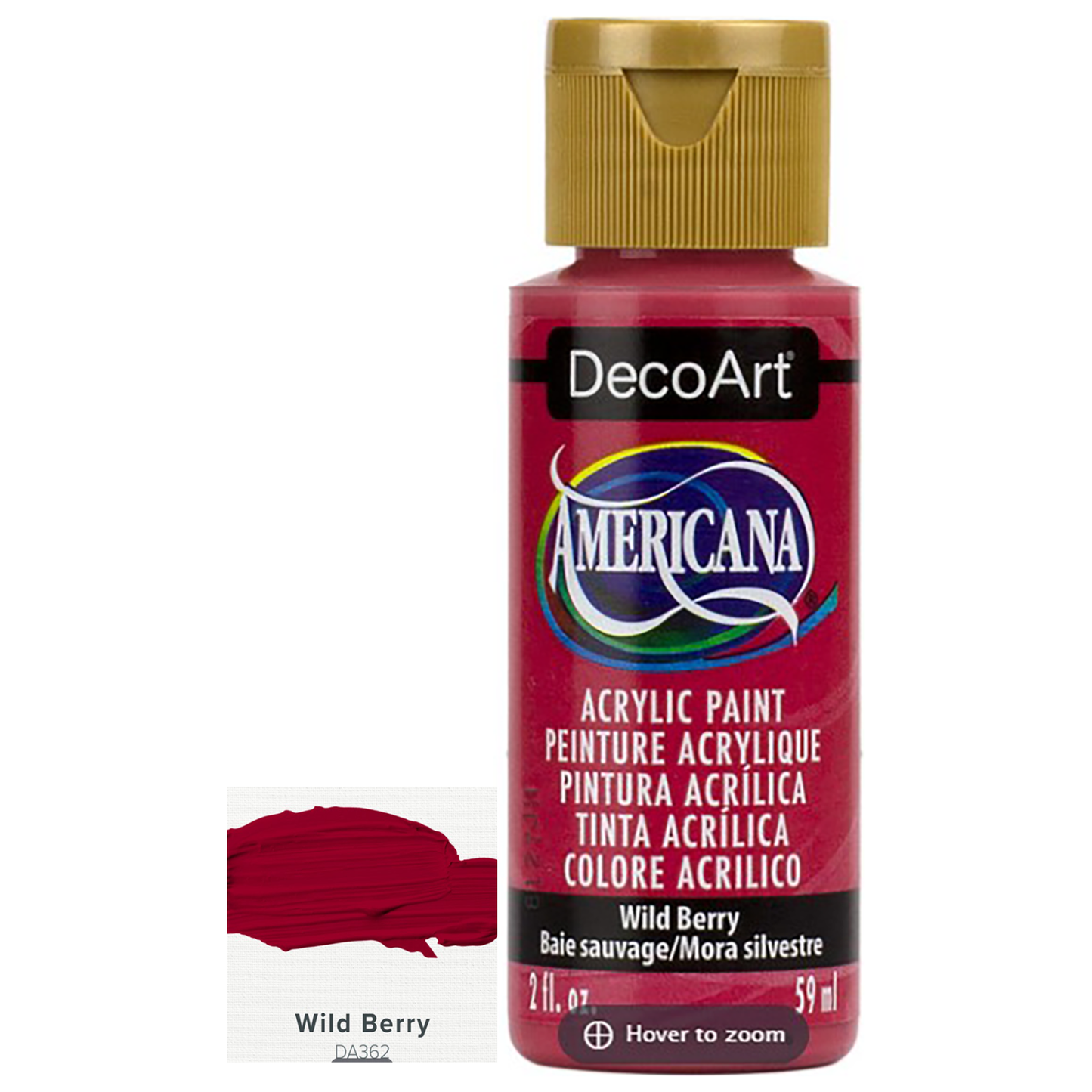 DecoArt Americana Acrylic Paints 59ml 2oz Bottles Colours R to Z