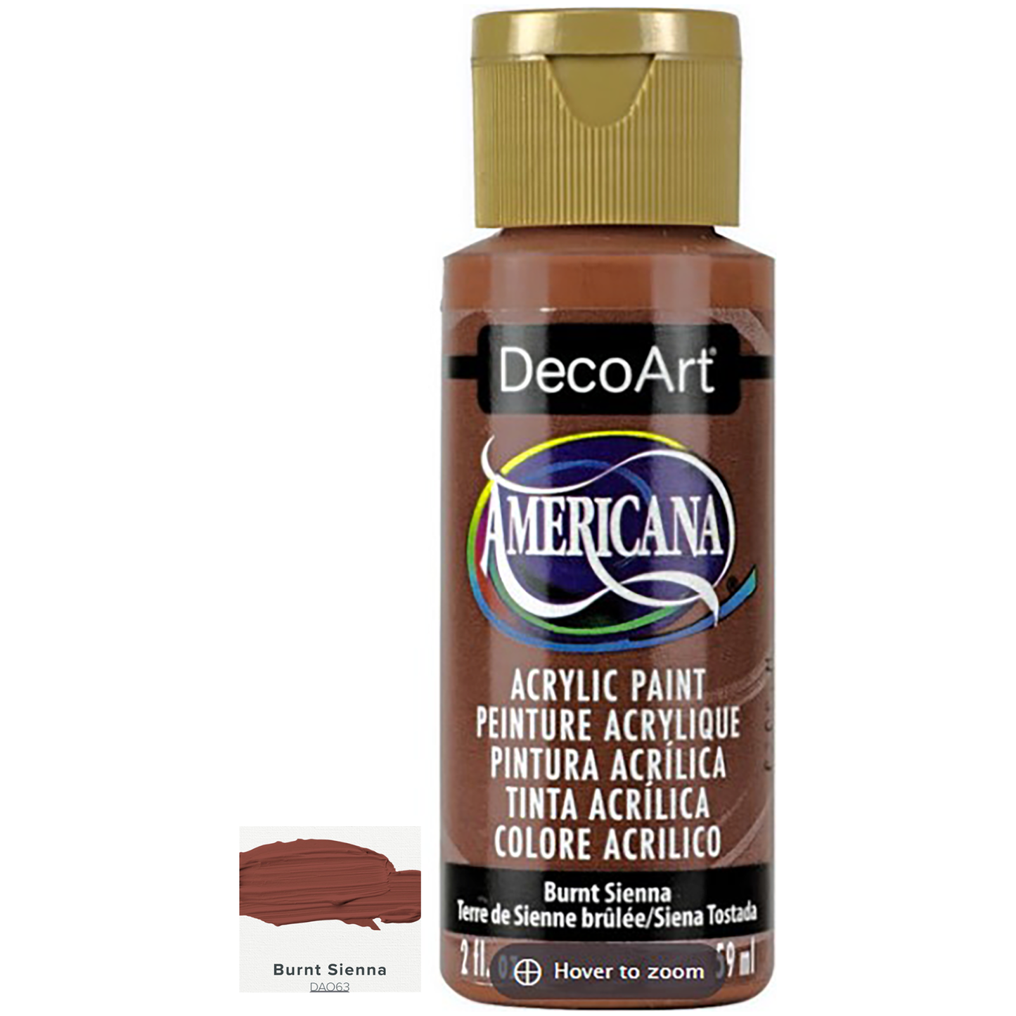 DecoArt Americana Acrylic Paints 59ml 2oz Bottles Colours A to E