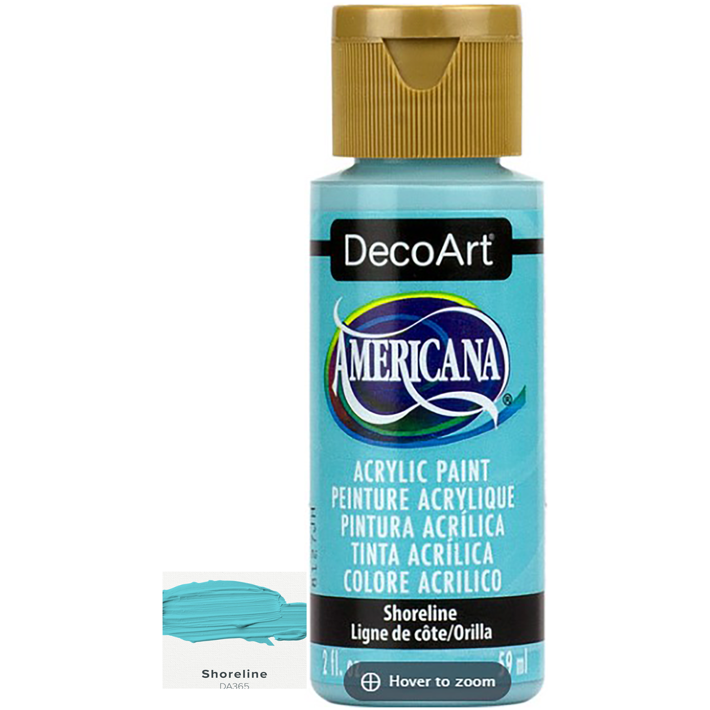 DecoArt Americana Acrylic Paints 59ml 2oz Bottles Colours R to Z