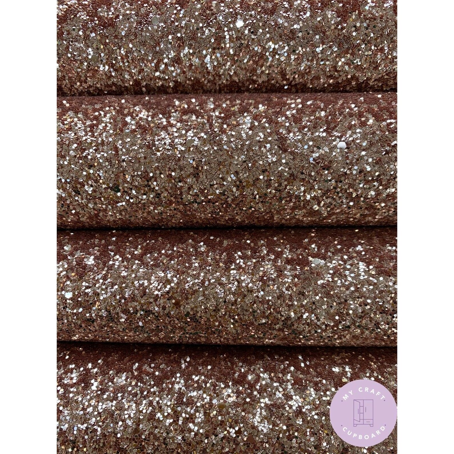 Chunky Glitter Glamour Sparkly Fabric A4 Sheet for Crafts Hair Bows 12 Colours