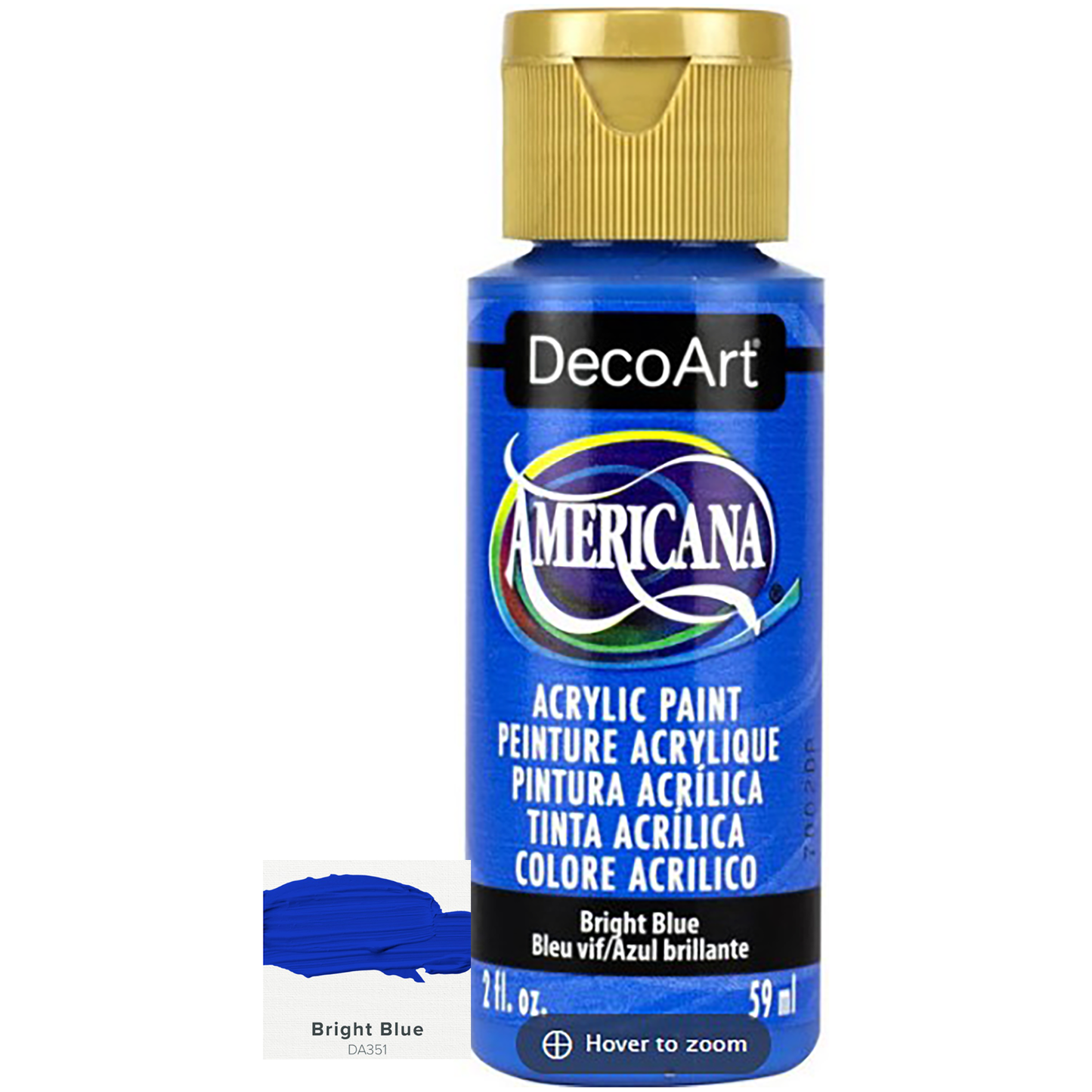 DecoArt Americana Acrylic Paints 59ml 2oz Bottles Colours A to E