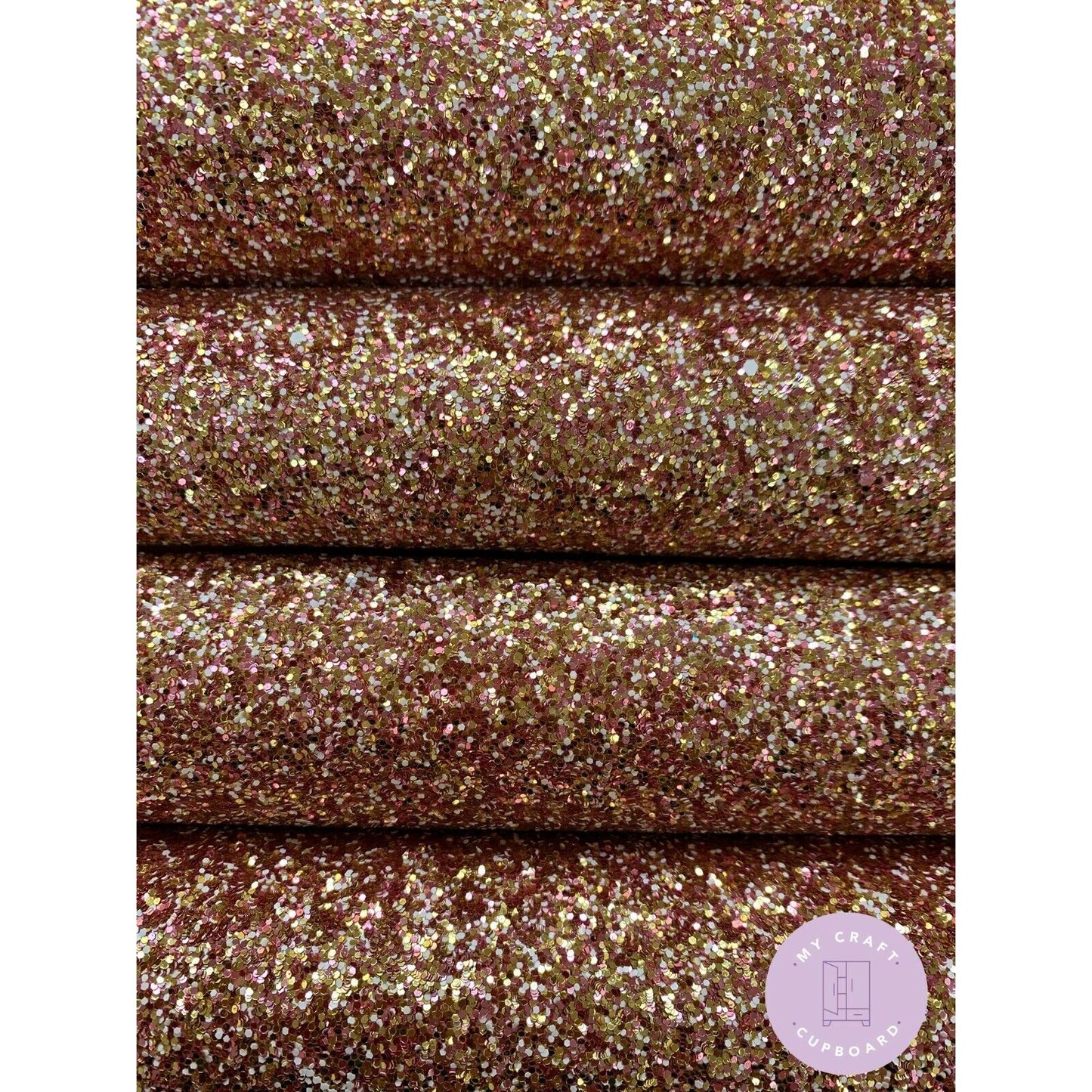 Chunky Glitter Glamour Sparkly Fabric A4 Sheet for Crafts Hair Bows 12 Colours