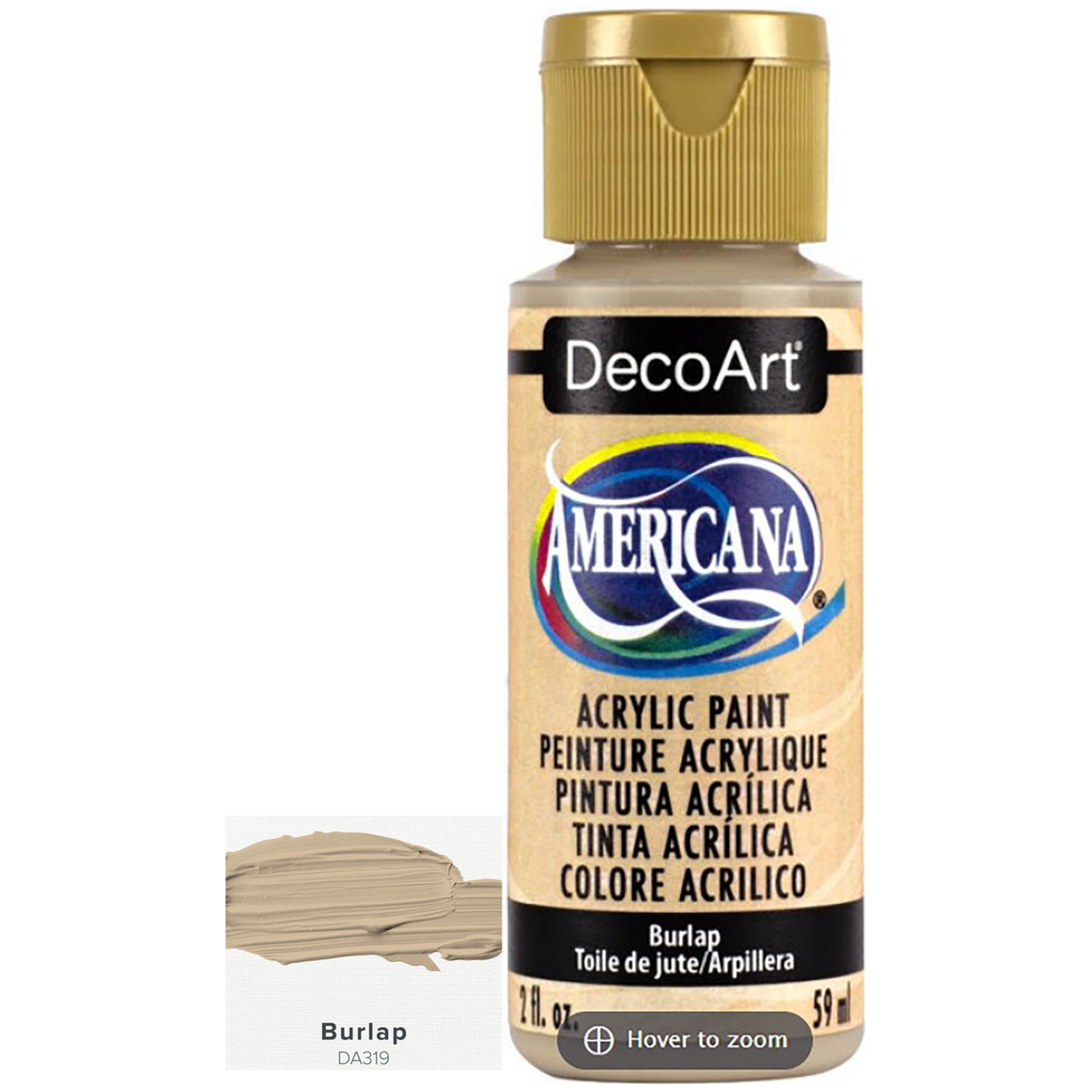 DecoArt Americana Acrylic Paints 59ml 2oz Bottles Colours A to E