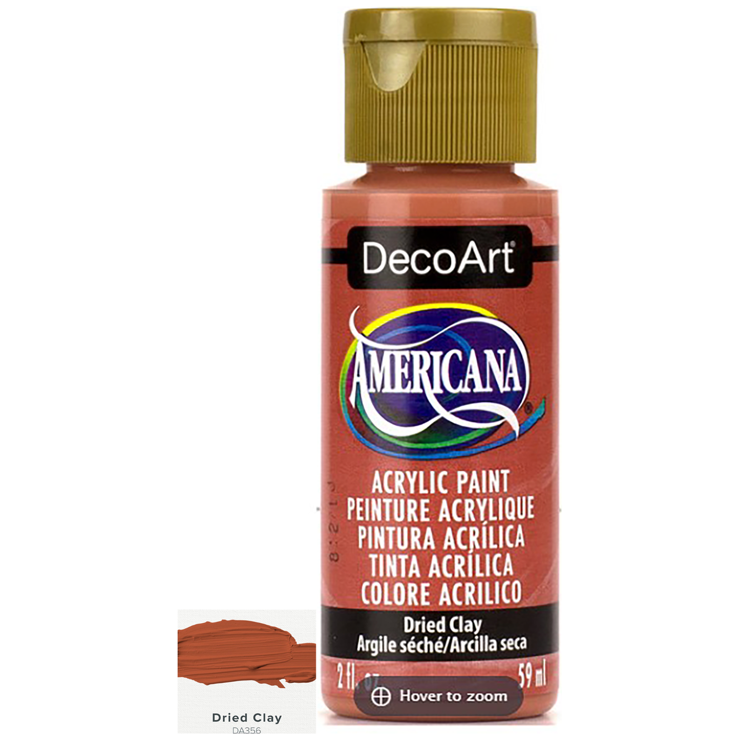 DecoArt Americana Acrylic Paints 59ml 2oz Bottles Colours A to E