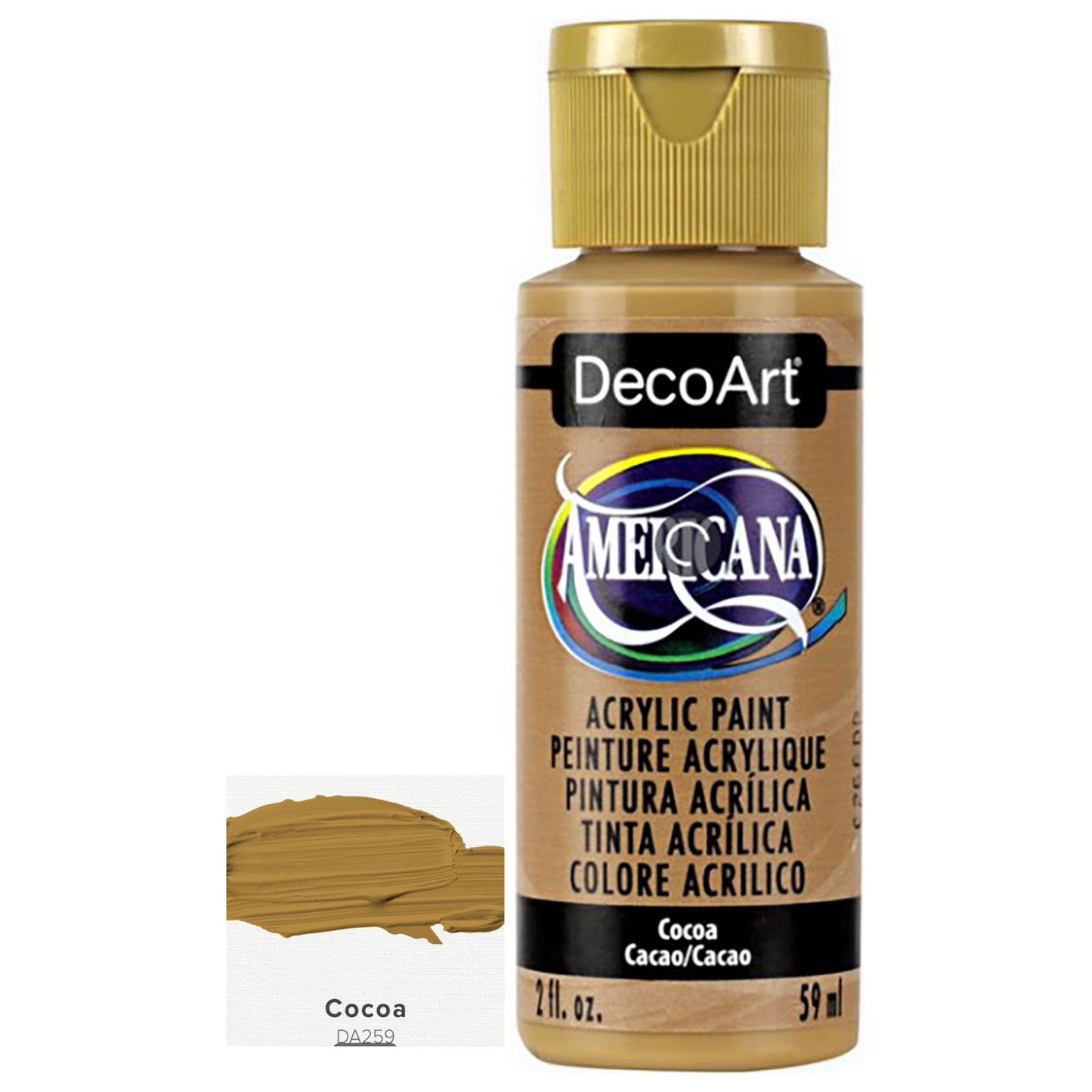 DecoArt Americana Acrylic Paints 59ml 2oz Bottles Colours A to E