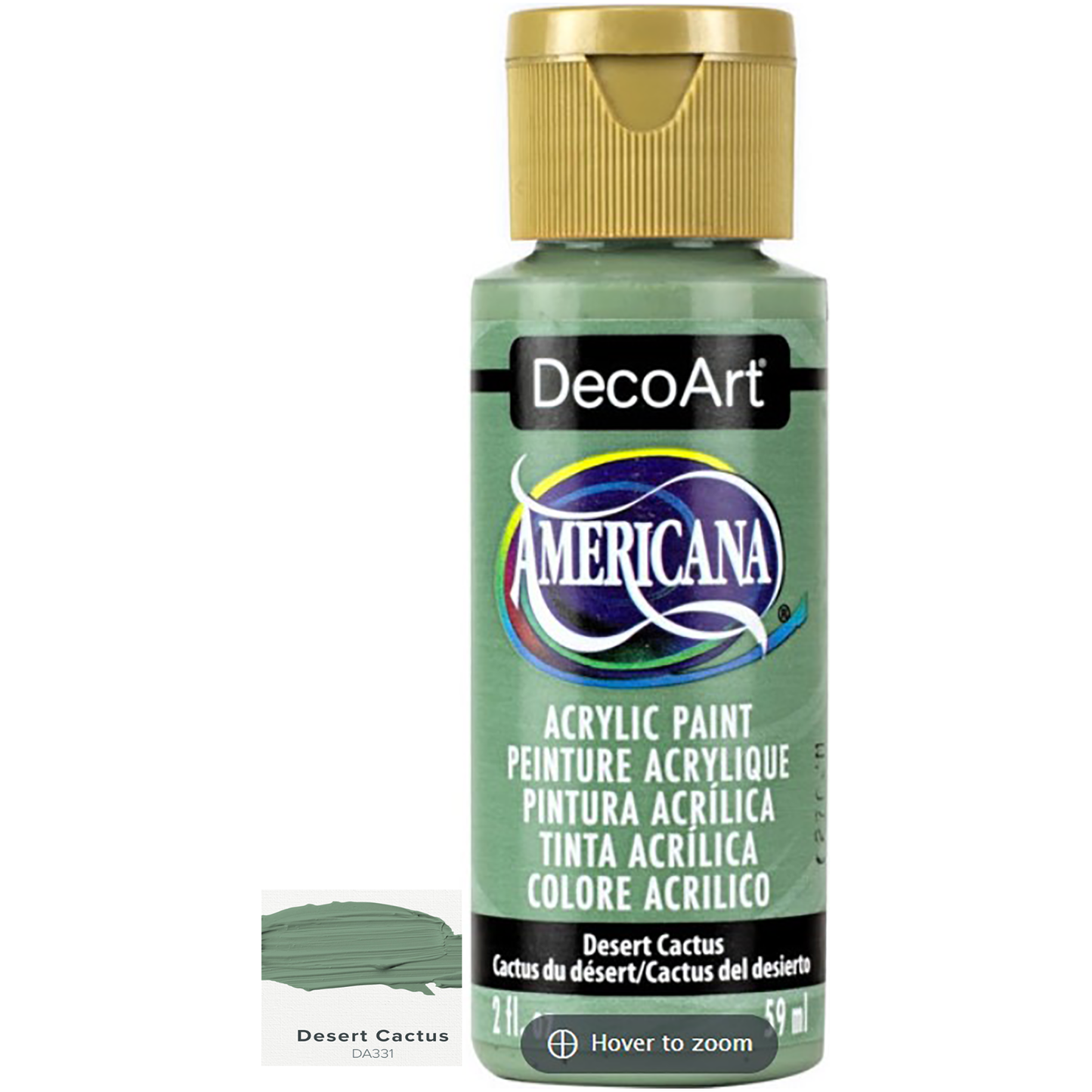 DecoArt Americana Acrylic Paints 59ml 2oz Bottles Colours A to E