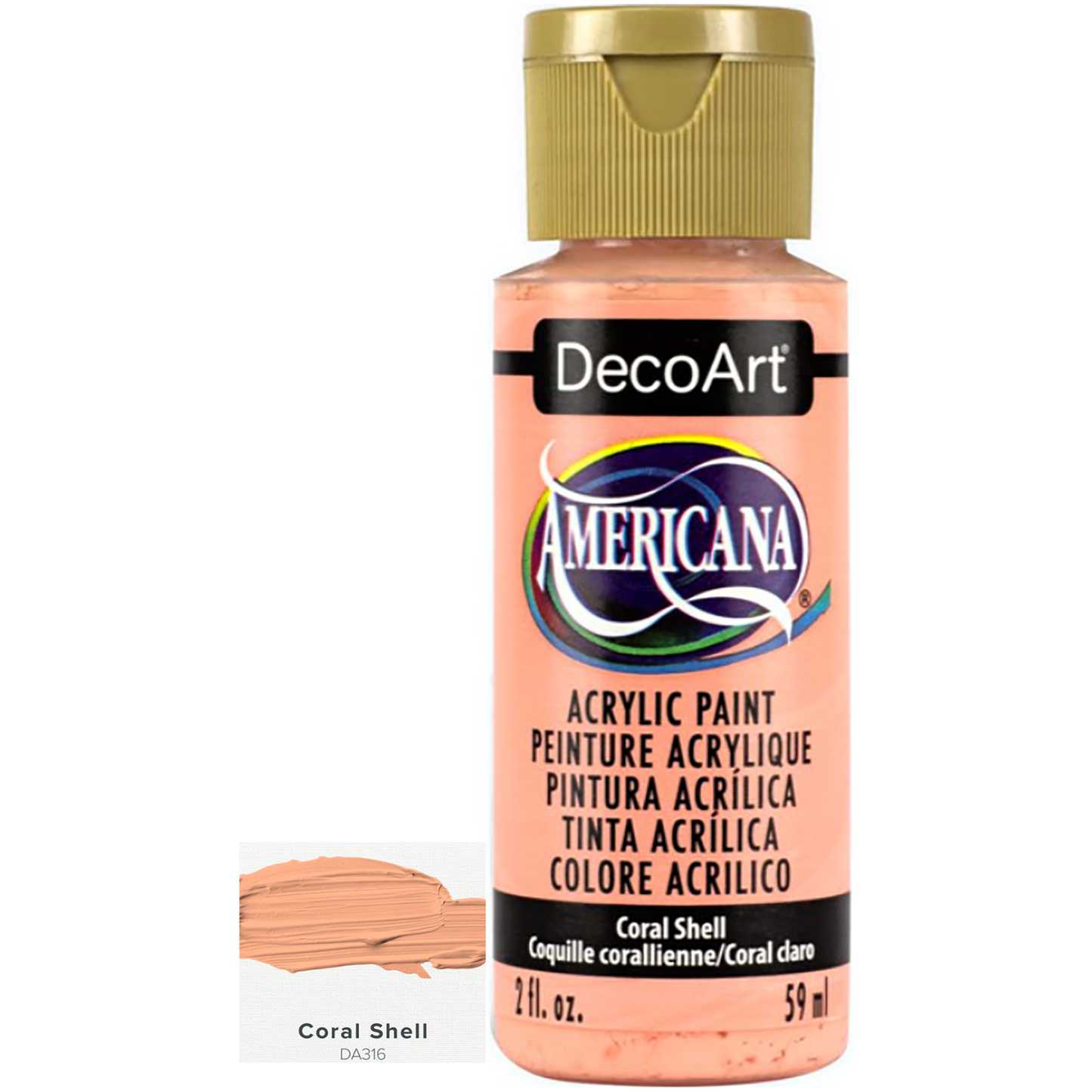 DecoArt Americana Acrylic Paints 59ml 2oz Bottles Colours A to E