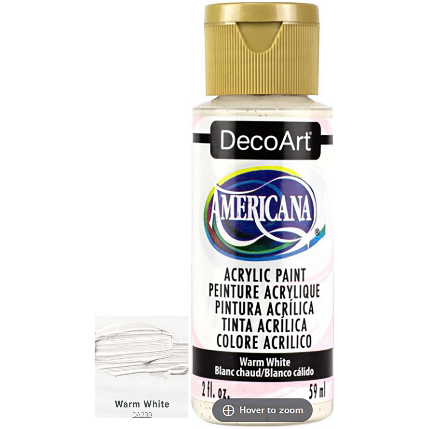 DecoArt Americana Acrylic Paints 59ml 2oz Bottles Colours R to Z