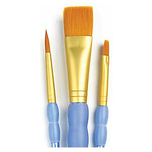 Royal Langnickel Crafter's Choice Artists Soft Grip Paint Brushes Variety Packs