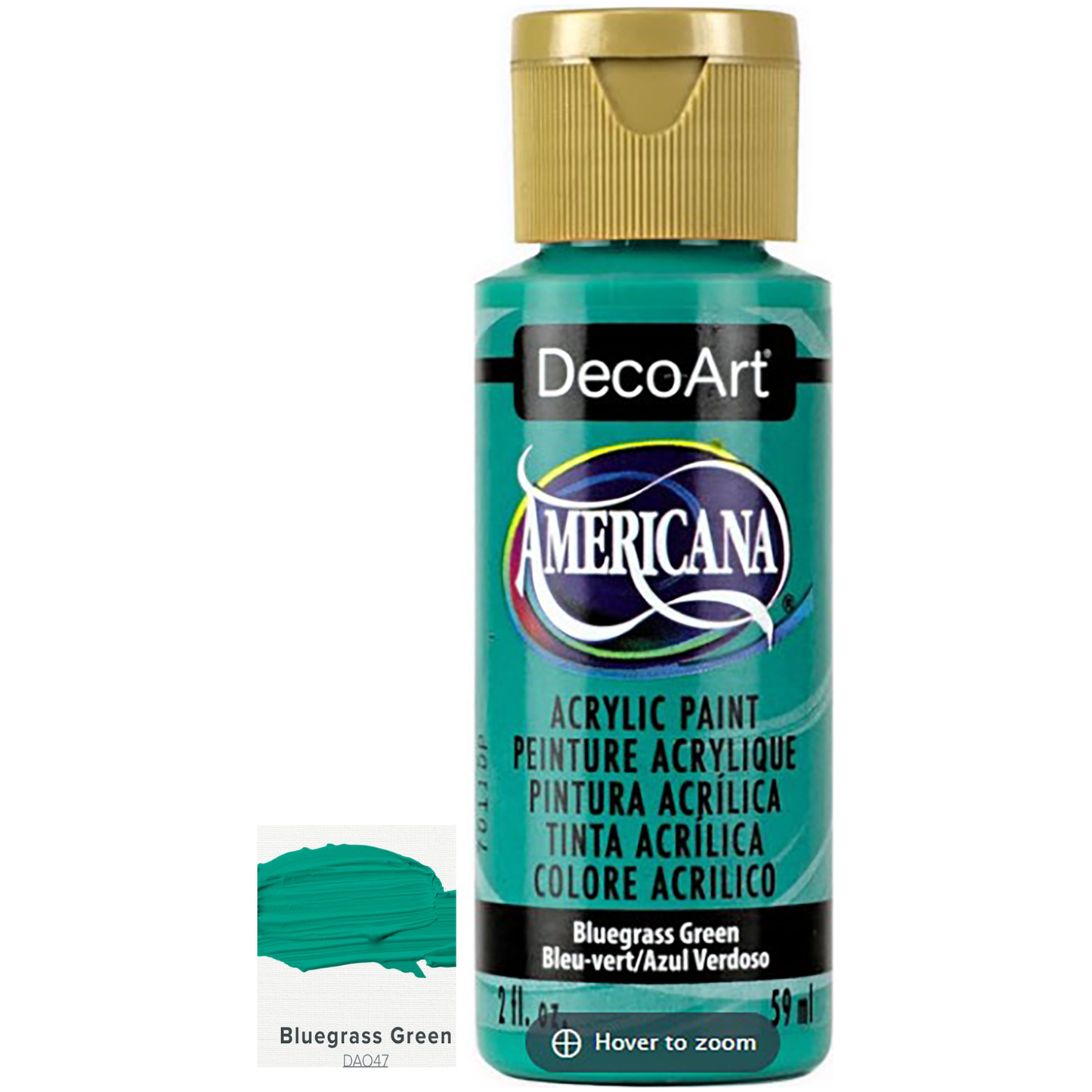 DecoArt Americana Acrylic Paints 59ml 2oz Bottles Colours A to E