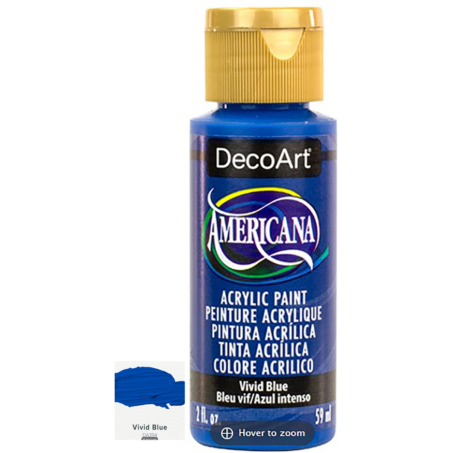 DecoArt Americana Acrylic Paints 59ml 2oz Bottles Colours R to Z