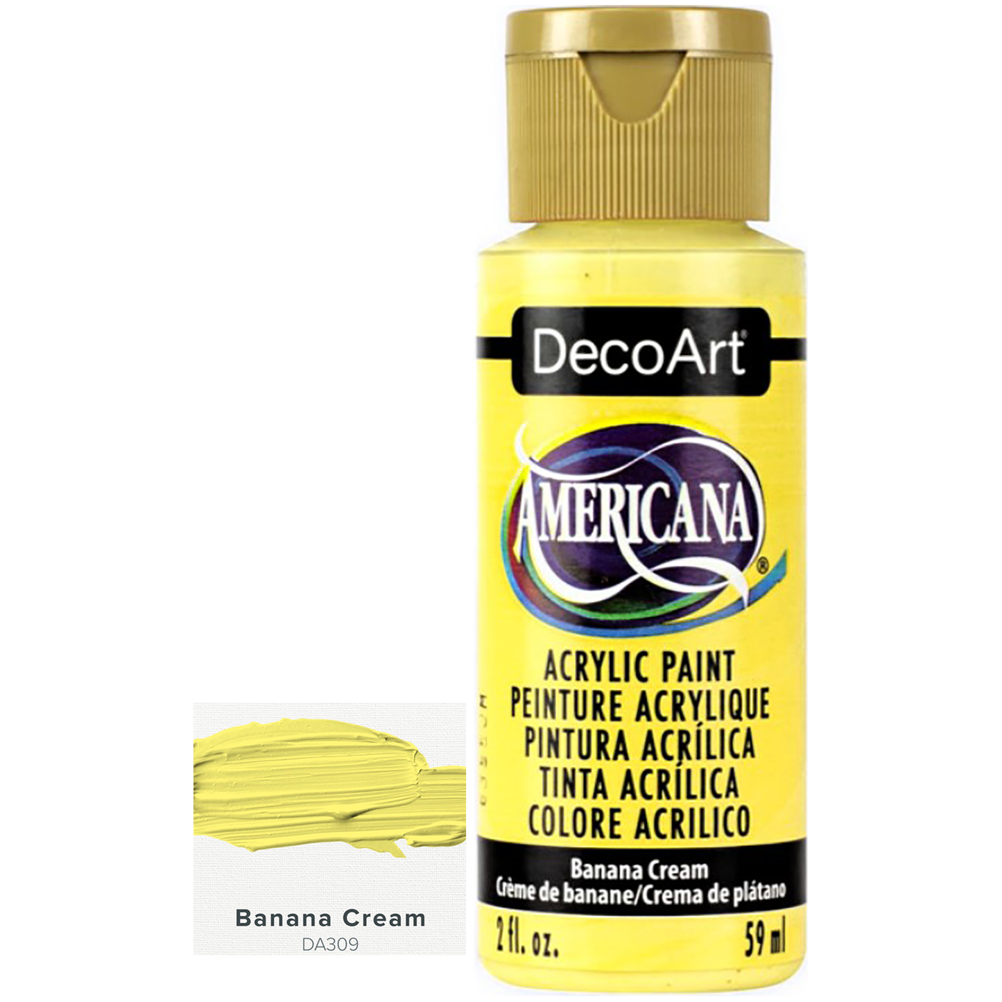 DecoArt Americana Acrylic Paints 59ml 2oz Bottles Colours A to E