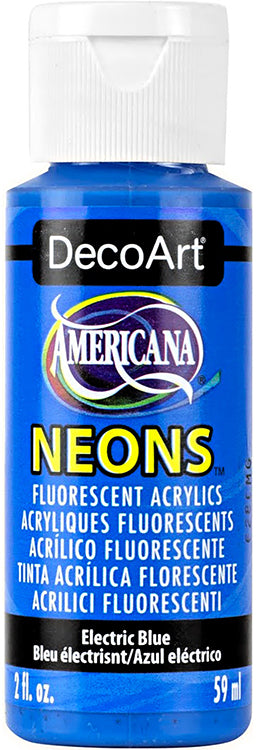 DecoArt Americana Neon Fluorescent and Neon Lights Acrylic Paint 2oz 59ml bottle