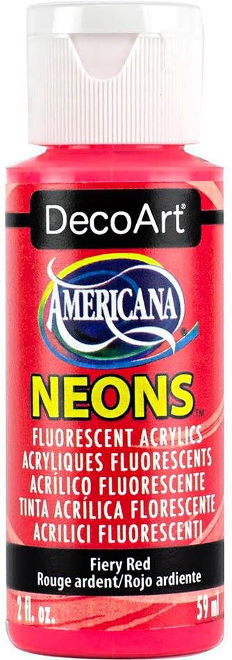 DecoArt Americana Neon Fluorescent and Neon Lights Acrylic Paint 2oz 59ml bottle