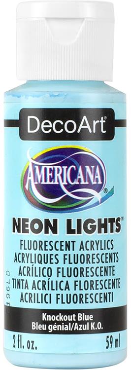 DecoArt Americana Neon Fluorescent and Neon Lights Acrylic Paint 2oz 59ml bottle