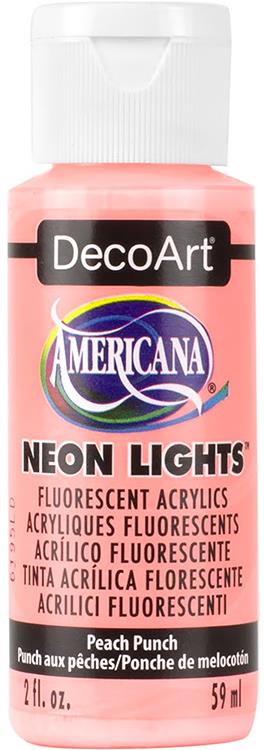 DecoArt Americana Neon Fluorescent and Neon Lights Acrylic Paint 2oz 59ml bottle