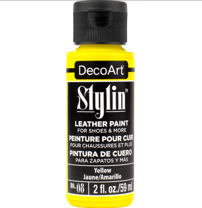 DecoArt Stylin' Fashion Paint - 20 colours for leather canvas Satin Finish Paint