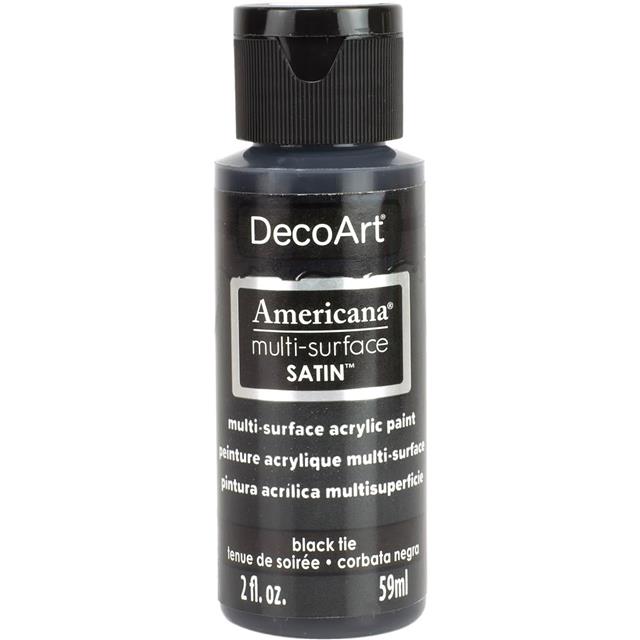 DecoArt Americana Multi-Surface Satin Acrylic Paint Durable Finish 2oz 59ml size