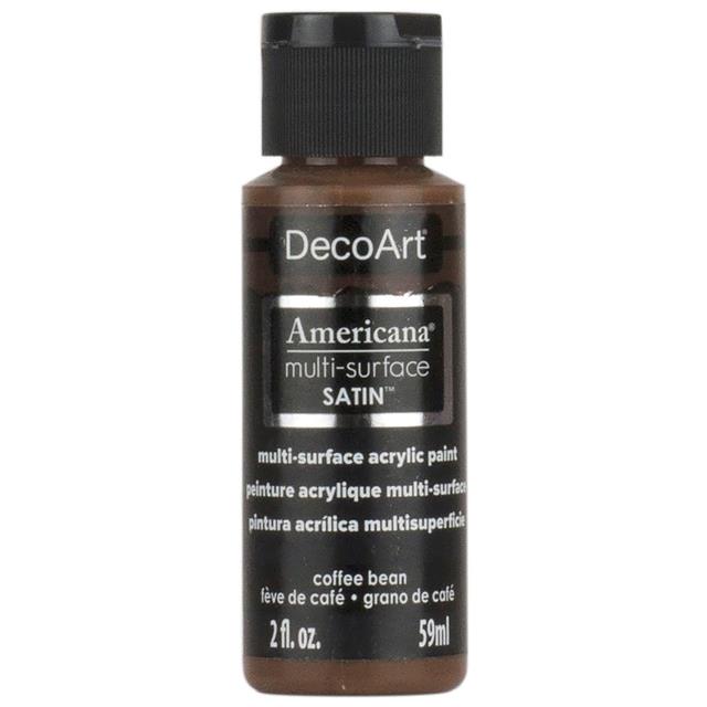 DecoArt Americana Multi-Surface Satin Acrylic Paint Durable Finish 2oz 59ml size