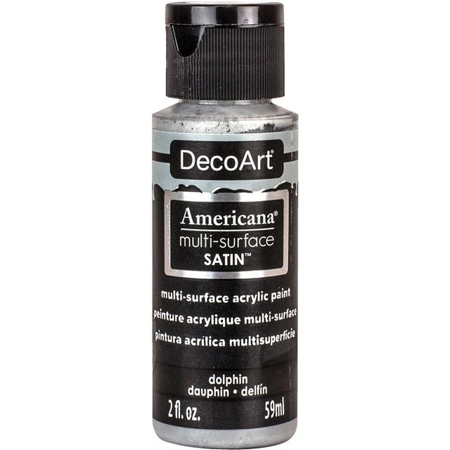 DecoArt Americana Multi-Surface Satin Acrylic Paint Durable Finish 2oz 59ml size