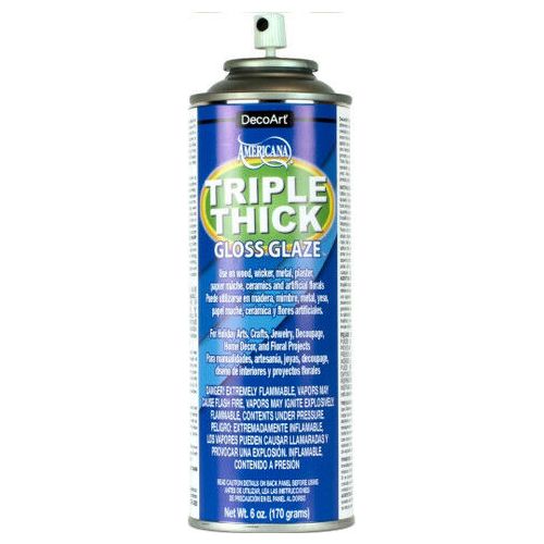 DecoArt Americana TripleThick Brilliant Brush On Gloss Glaze 2oz 8oz /Wide/Spray