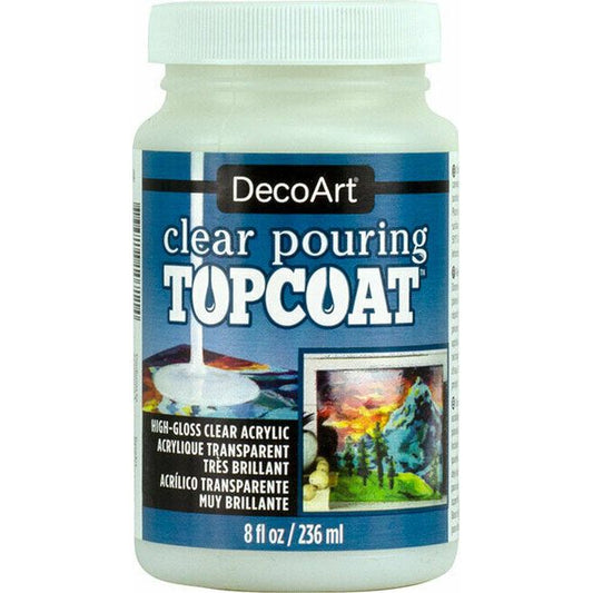 DecoArt Clear Paint Pouring Top Coat 8oz (236ml)