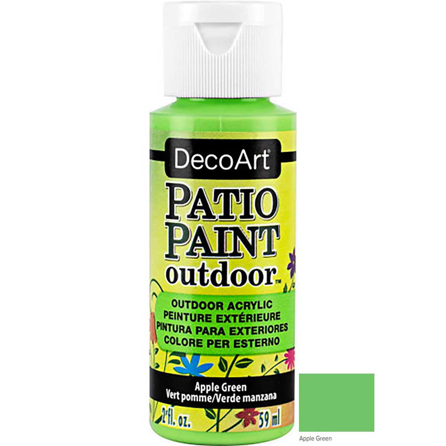 Apple Green 2oz Patio Outdoor Paint DCP75