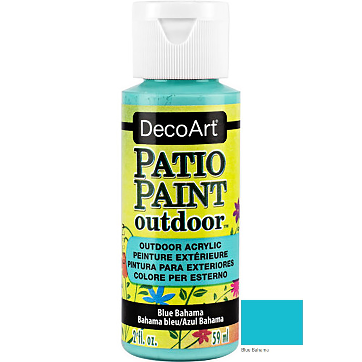 Blue Bahama 2oz Patio Outdoor Paint DCP63